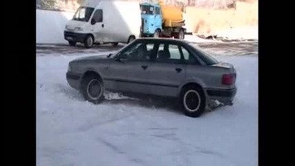 snow audi quattro 