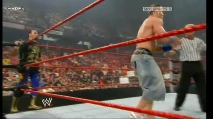 Wwe Raw 06.01.2009 John Cena And Chavo Guerrero Vs The Big Show And The Miz