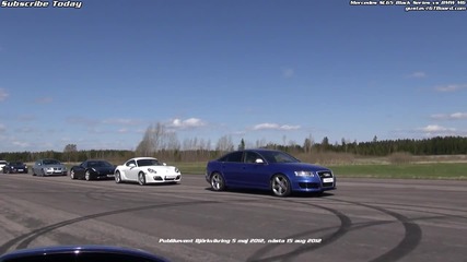 Mercedes Sl65 Amg Black Series vs Bmw M6 Coupe (v10 2005 model year)