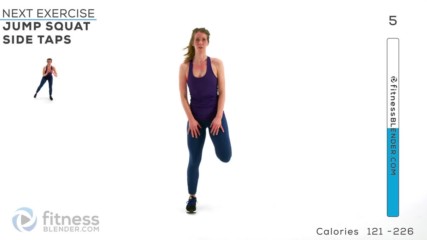 No Equipment Butt and Thigh Workout Fat Burning Cardio Intervals
