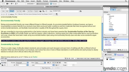 Customizing specific content using Css Class