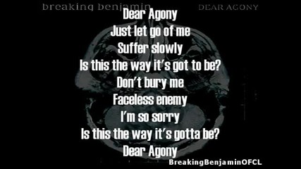 Бг превод - Breaking Benjamin - Dear Agony lyrics