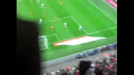 Andy Carroll first goal for England