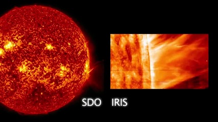 Спектрографът Iris засне гигантско изригване на коронарна маса на Слънцето