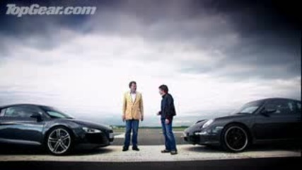 Bbc:audi R8 Car Review Vs Porsche 911 Carrera