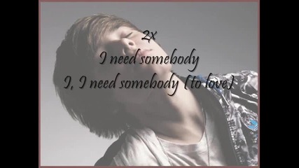 Justin Bieber - Somebody to love lyrics 