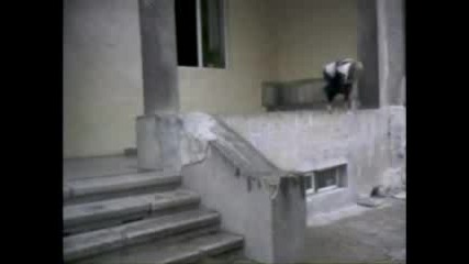 Street parkour...