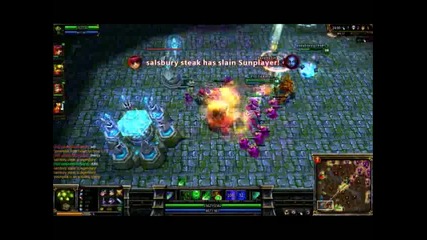 league of legends- blitz grab after death kill