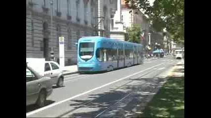 Новите Трамваи В Загреб 