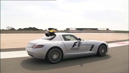 All new Mercedes Sls Amg F1 Safety Car 2010 Driving 