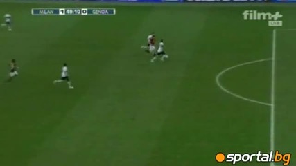 Милан 1:0 Дженоа Гол на Ибрахимович 