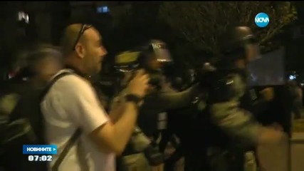 4 часа продължиха антиправителствените протести в Скопие