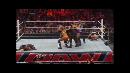 Cameron and The Bella Twins - Triple Suplex