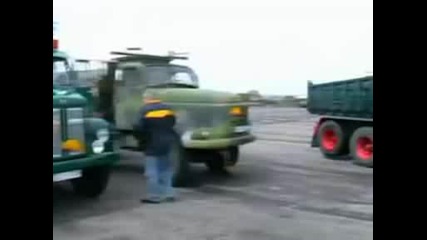 Scania and Volvo oldtimer trucks