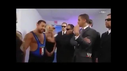 Santino Marella meets President Barack Obama