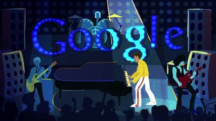 Google - 65 години от рождението на Фреди Меркюри