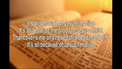 All because of Jesus - Casting Crowns (lyrics)