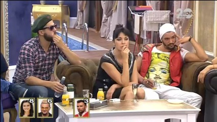 Vip Brother 22.09.2014 - Номинираните си тръгват