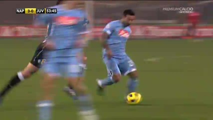 Napoli - Juventus3 - 0 Cavani!strahoten gol! 