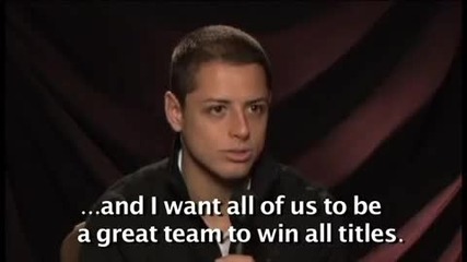 Javier Chicharito Hernandez Interview About Making Debut For Manchester United 