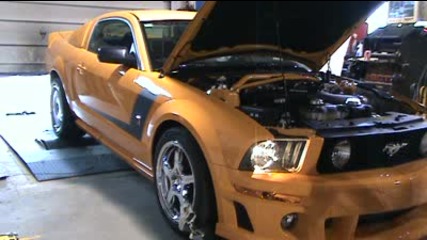 Mustang Roush 427r on the Dyno 