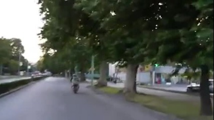 Ужас! Как мотористи карат по булеварди в Пловдив !