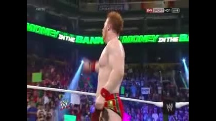 Alberto Del Rio vs Sheamus ( world heavyweight championship match )- Money In The Bank 2012