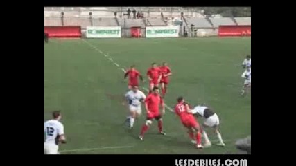 Bagarre rugby en slow motion