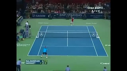 Atp Ms Paris 2007 : Гаске - Налбандиан 