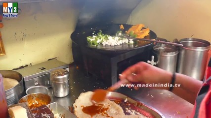 Бърза Храна на улицата в Мумбай - Schezwan Paneer Roll 