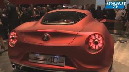 Alpha Romeo 4c Salon Auto Geneve 2011 