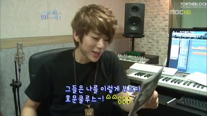 Block B Zico tests his brain power (09.09.11)