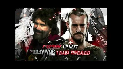 [ Wwe Raw - 29/10/2012 ] Отборите на Cm Punk и Mick Foley | Segment |..