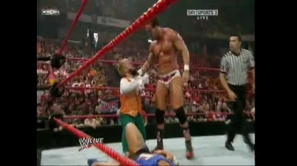 Santino Marella & Hornswoggle Vs. Chris Masters & Chavo Guerrero on Raw _september 28th - 2009_