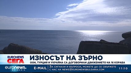 ООН, Турция и Украйна са договорили движението на 16 кораба със зърно