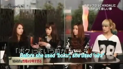 Scandal @ melodix interview english subbed