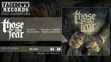 Those Who Fear - Burn