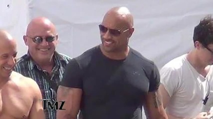 Вин Дизел и Скалата снимат Бързи и Яростни 6