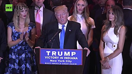 Trump Celebrates Victory in Indiana Primary as Cruz Ends Campaign