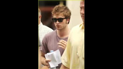 Robert Pattinson Arriving On Remember Me Set July 1,  2009