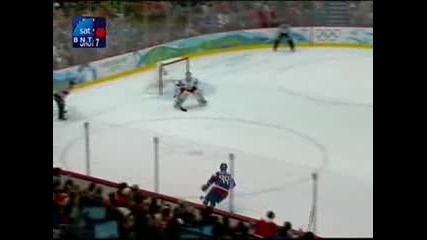 18.2.2010 Словакия - Русия 1 - 1 след дузпи 2 - 1 Хокей на лед групи Зои 2010 Ванкувър 