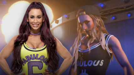 Carmella attempts Undertaker's entrance in WWE 2K19