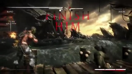 Mortal Kombat X All Fatalities on Jason Voorhees