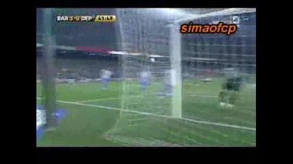 Барселона - Депортиво 5:0 Самуел Ето`о
