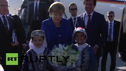 Turkey: Merkel arrives in Antalya for G20 summit