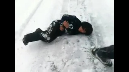 Лошо е когато пързалката свърши (смях)