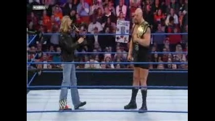 Edge говори със Big Show на ринга [ Smackdown 05.03.10]