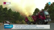 Пожар отново бушува в района на Валенсия