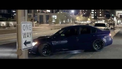 Sexy Blonde High Speed Getaway Supercharged 620hp Bmw M3 V8