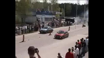 Драг - Subaru Impreza Gt Vs.ford Sierra